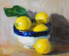 Lemons in a Bowl (sold)